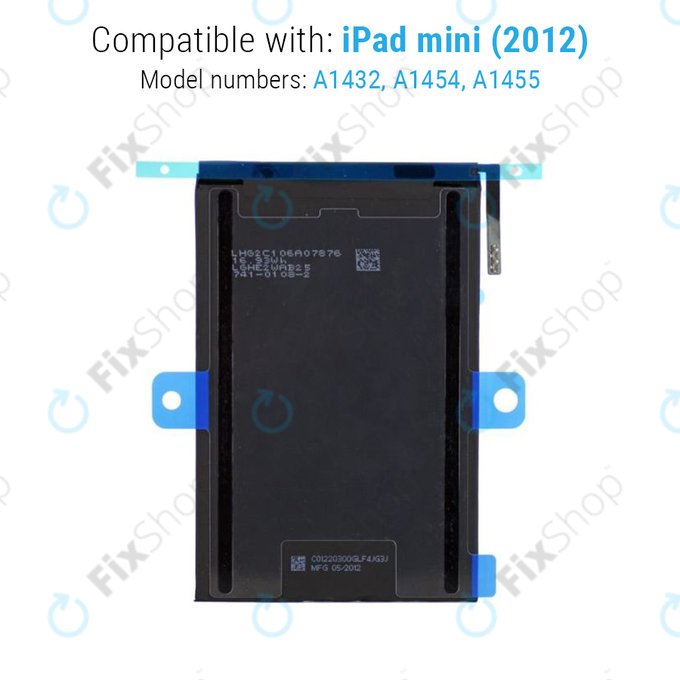Batteria per iPad Mini, 4400mAh