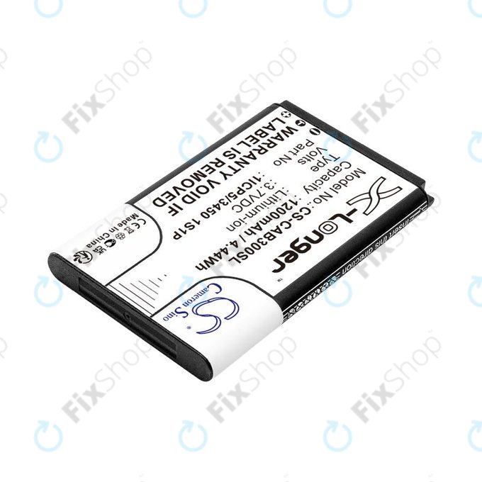 Batteria per Cat B30, 1ICP5/3450, 1S1P, Li-Ion, 3.7V, 1200mAh, HQ