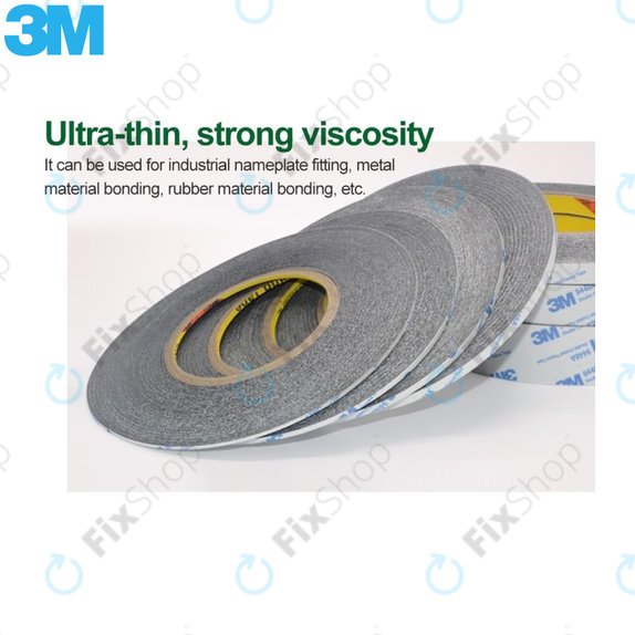 Nastro biadesivo 3M, 10mm x 50m, Trasparent