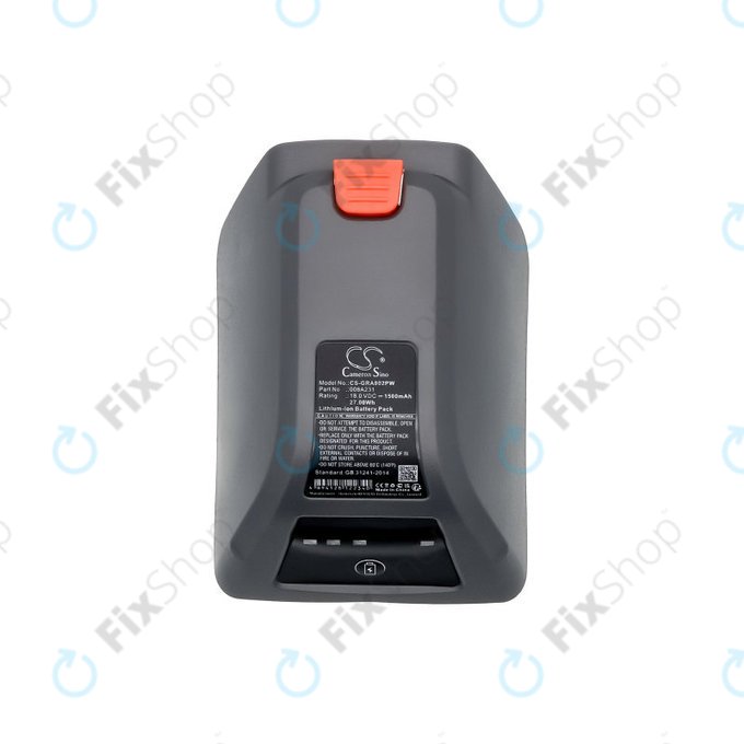 Batteria per Gardena Comfort Wand-Schlauchbox 35, 8025-20, 008A231, Li-Ion, 1500mAh, 18V, HQ