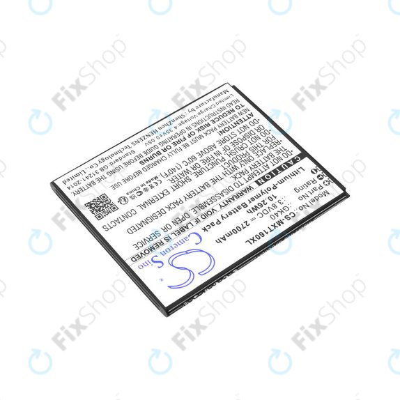 Batteria per Motorola Moto E4 XT1761, 2700mAh, Li-Pol, 3.8 V, GK40, HQ