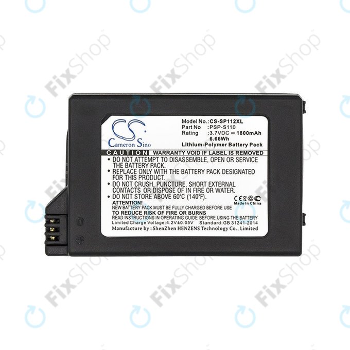 Batteria per Sony Playstation Portable 2000, PSP-S110, 1800mAh, HQ