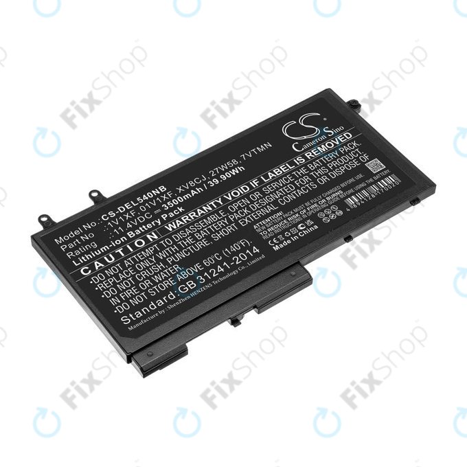 Batteria per Dell Latitude 5400, Inspiron 7591 2-in-1, XV8CJ, Li-Ion, 3500mAh, 11.4V, HQ