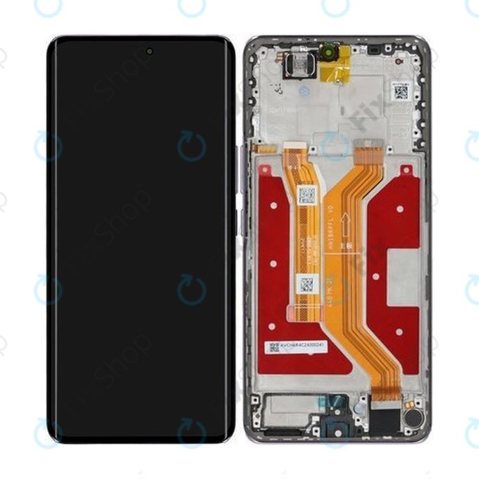 Schermo per Honor Magic7 Lite, Titanium Purple, Vetro touch con cornice, 0235AmmP, Genuine Service Pack