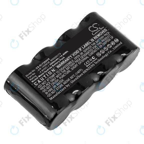 Batteria per Electrolux Spirit Wet e Dry, ZB264x, 4 P-140SCR, 900055173, Ni-MH, 3000mAh, 4.8V, HQ