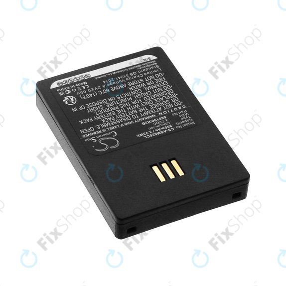 Batteria per Siemens Openstage WL3, Ascom, Aastra, Innovaphone, 660190/R2B, Li-Ion, 900mAh, 3.7V, HQ