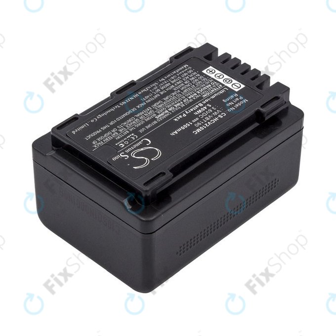 Batteria per Panasonic HC-V210, VW-VBT190, Li-Ion, 1500mAh, 3.6V, HQ