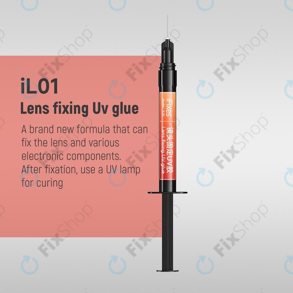 Colla UV per fissaggio lente iL01, 5ml, iFixes