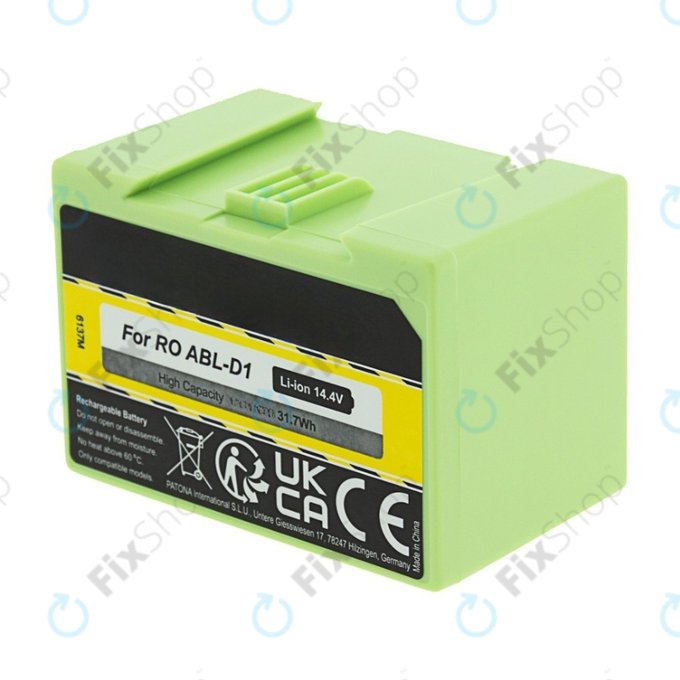 Batteria per iRobot Roomba e-seriess, i-seriess, ABL-D1, 4624864, Li-Ion, 2800mAh, 14.4V