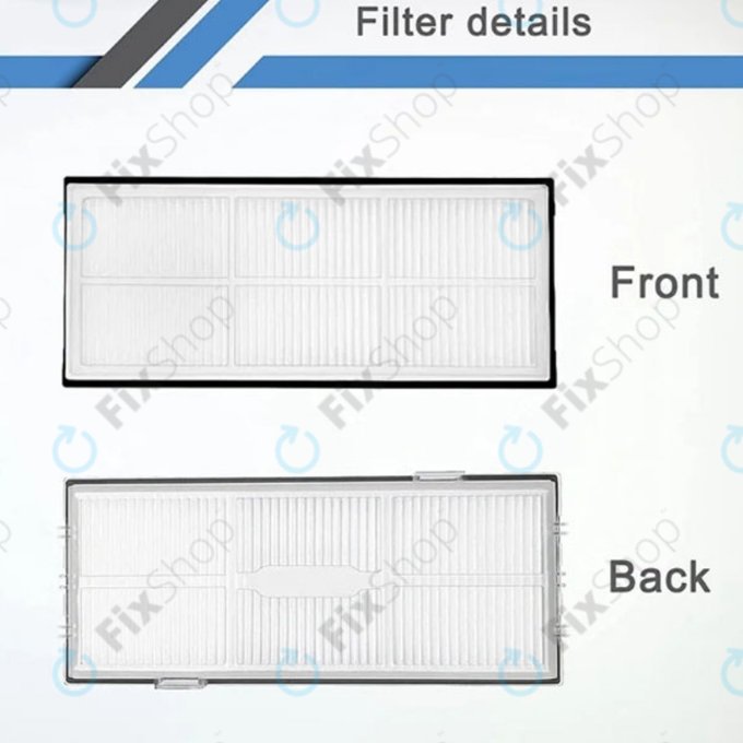 Set di ricambio per Xiaomi RobGoldck S7, S7 MaxV Ultra (2x spazzola principale, 4x filtro, 4x spazzola laterale - Black)