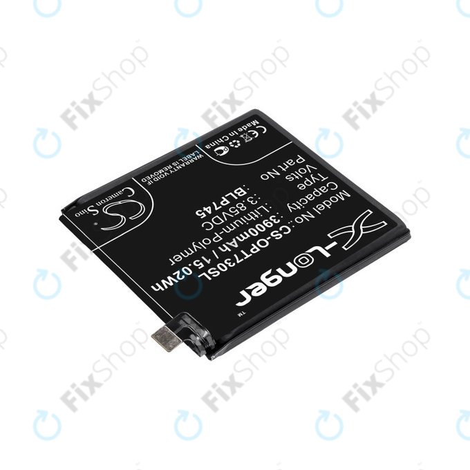 Batteria per OnePlus 7T Pro, 3900mAh, Li-Pol, 3.85 V, BLP745, HQ