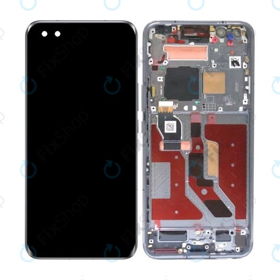 Schermo OLED per Honor Magic5 Pro PGT-N19, Black, Vetro touch con cornice