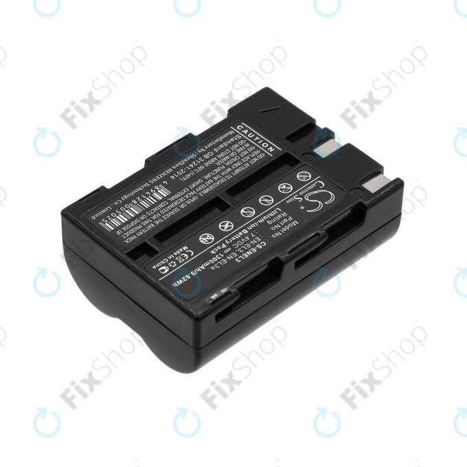 Batteria per Nikon D100, D50, D70, D70s, EN-EL3, Li-Ion, 1300mAh, 7.4V, HQ