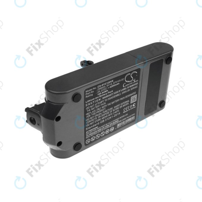 Batteria per Dyson V11, 299820, SV14, 970145-02, Li-Ion, 4200mAh, 25.2V, HQ
