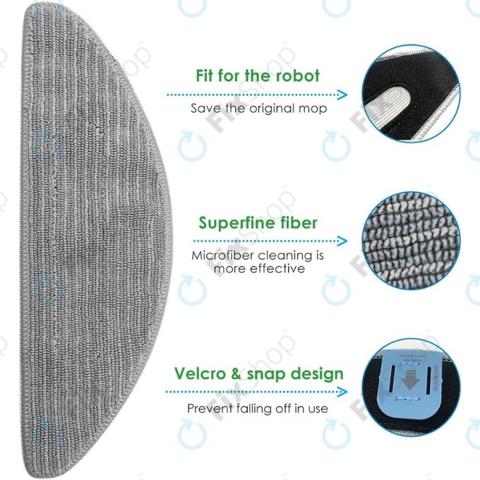 Panno lavapavimenti, 2 pz. per iRobot Roomba Combo i5, j5