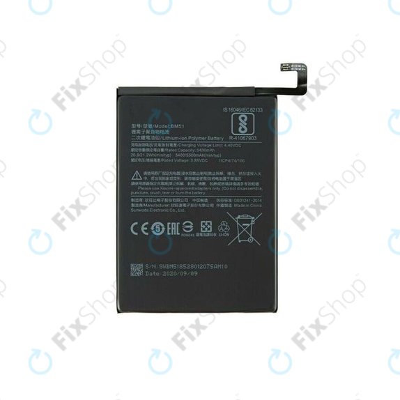Batteria per Xiaomi Mi Max 3, BM51, 5500mAh