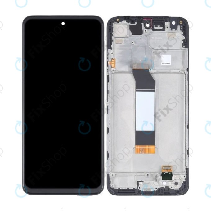 Schermo per Xiaomi Redmi Note 10 5G, Poco M3 Pro 5G, Graphite Grey, Vetro touch con cornice