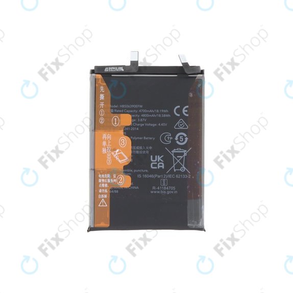 Batteria per Honor 70, 4800mAh, HB506390EFW