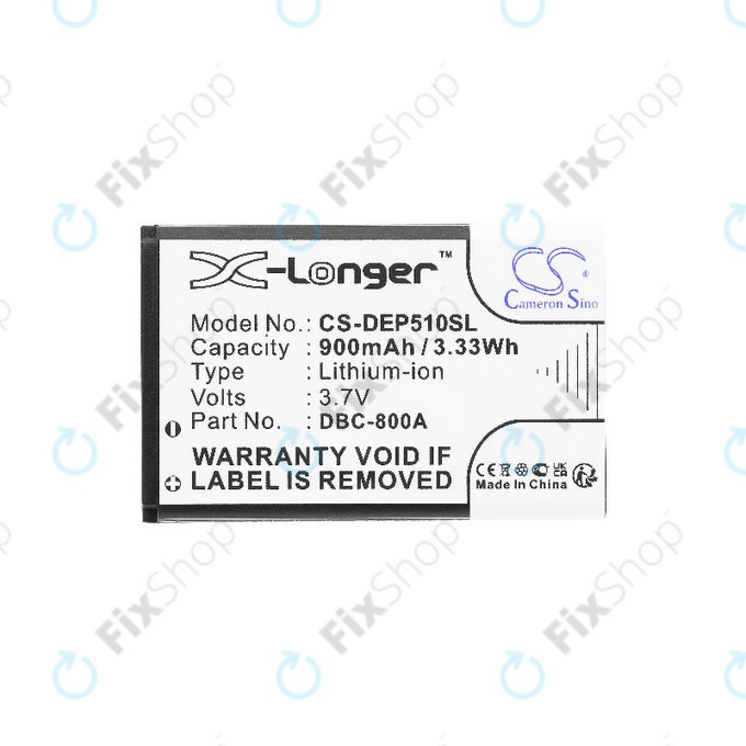 Batteria per Doro 1360, DBC-800A, Li-Ion, 3.7V, 900mAh, HQ