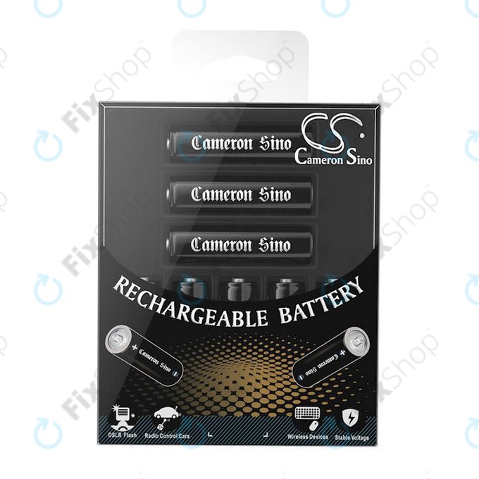 Batteria ricaricabile, CameronSino AA, 8pz, 2200mAh, Ni-MH, 1.2V, –, HQ