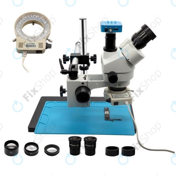Microscopio FX604 con fotocamera 16MP HDMI