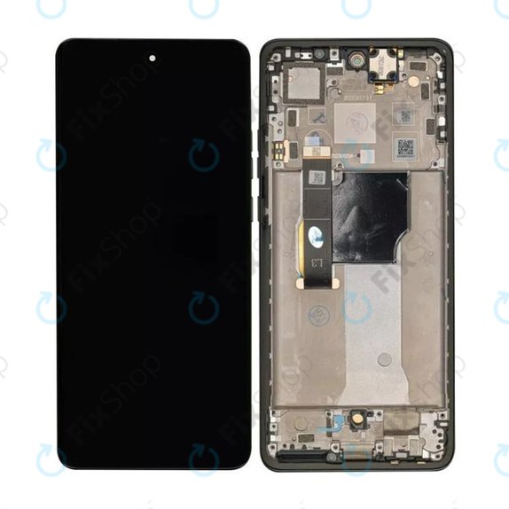 Schermo OLED per Motorola Edge 40 Neo XT2307, Black, Vetro touch con cornice
