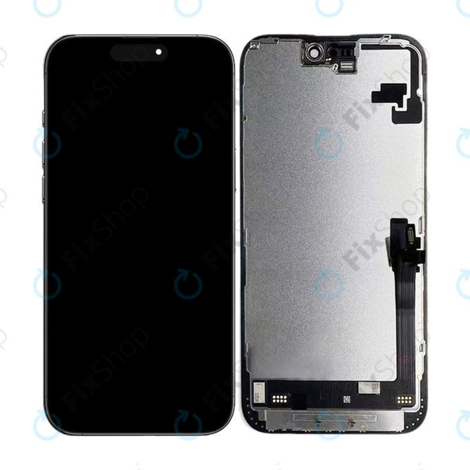 Schermo per iPhone 16 Plus, Vetro touch con cornice, Refurbished