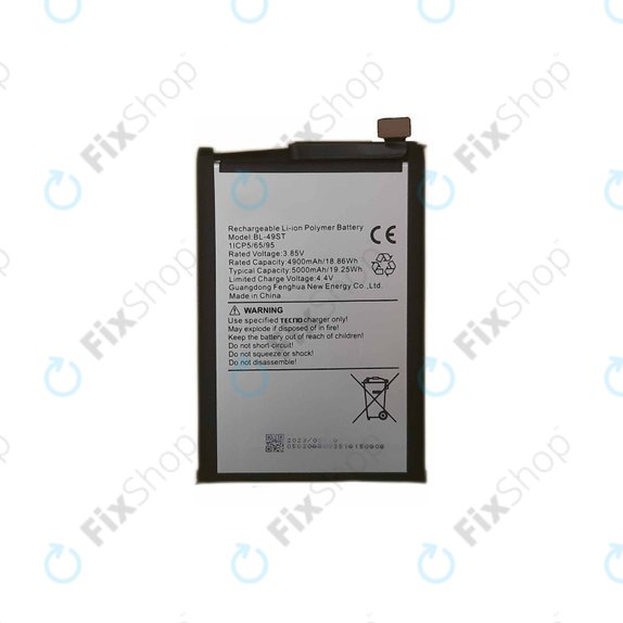 Batteria per Tecno Spark 10, BL-49ST, 5000mAh