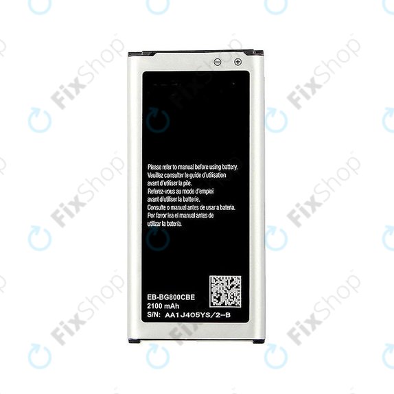 Batteria per Samsung S5 Mini G800F, EB-BG800BBE, 2100mAh