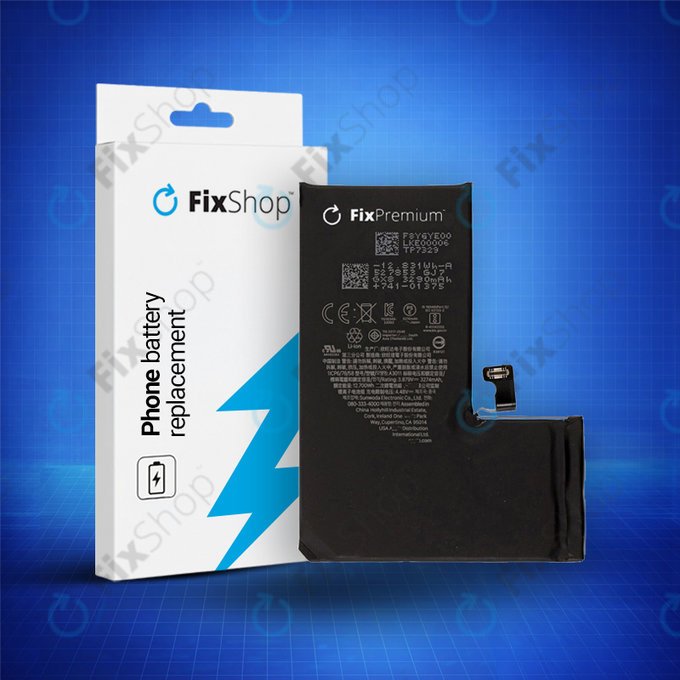 Batteria per iPhone 15 Pro, A3011, 3274mAh, FixPremium