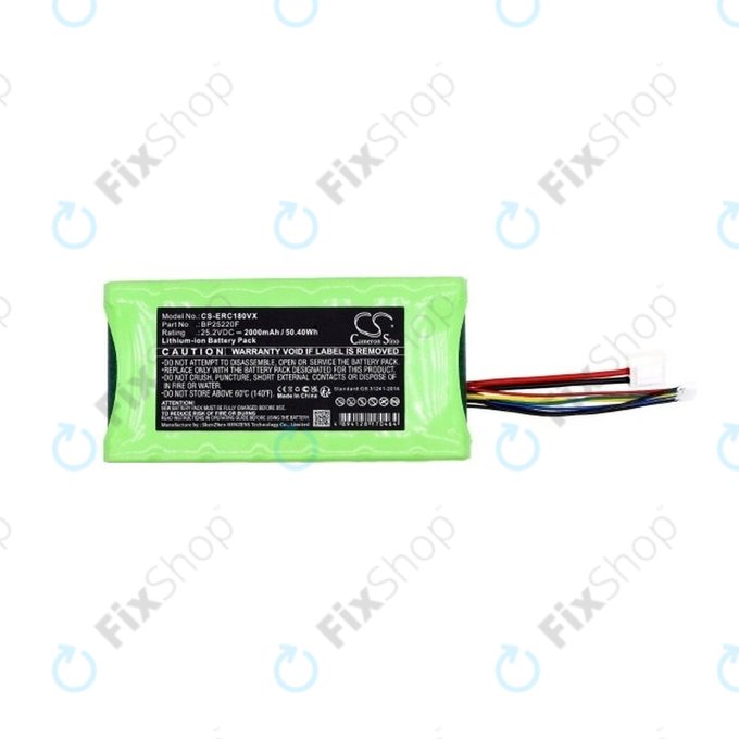 Batteria per Grundig High Perpermance Cyclone, Eureka NEC180 Pro BP25220F, Li-Ion, 2000mAh, 25.2V, HQ
