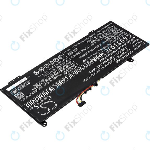 Batteria per Lenovo Air 14, Flex 6, Ideapad 530, Yoga 530, L17C4PB0, Li-Pol, 5800mAh, 7.68V, HQ