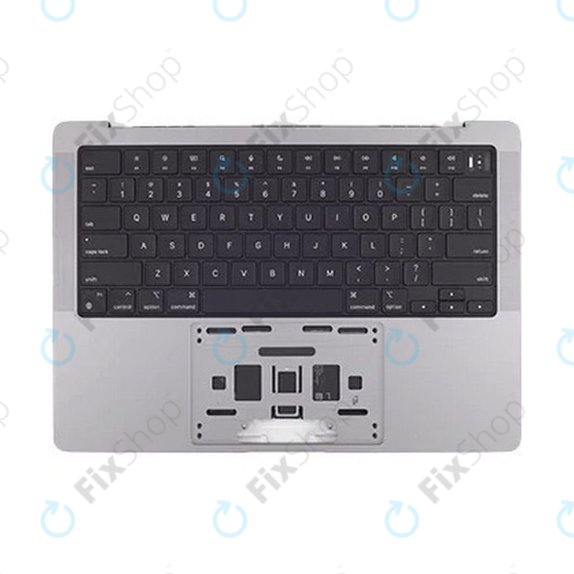Top case con tastiera US e batteria per MacBook Pro 14", A2442 (2021), A2779 (2023), Space Gray, 661-21972, Genuine Apple