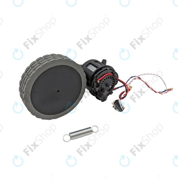 Ruota con motore, Destro, Nera per iRobot Roomba Combo 111, Roomba Combo 113