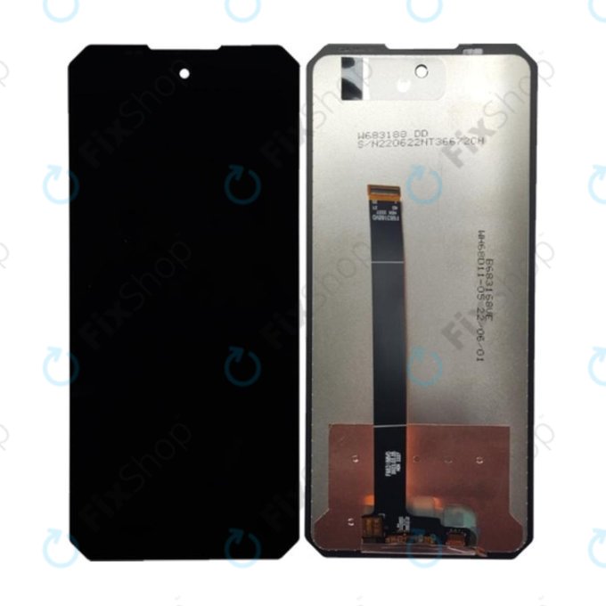Schermo LCD per Oukitel WP21, WP21 Ultra, Vetro touch senza cornice