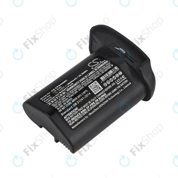 Batteria per Canon 1D Mark 3, EOS-1D MarkIII, Mr-14ex, LP-E4N, Li-Ion, 2600mAh, 11.1V, HQ