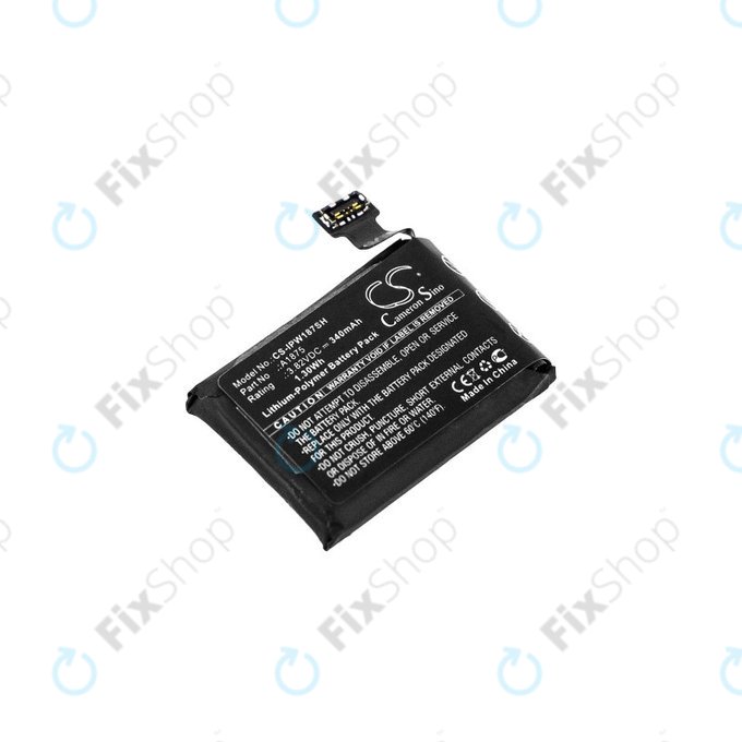 Batteria per Apple Watch 3 42 mm, 340mAh, GPS Version, Li-Pol, 3.82 V, A1875, HQ