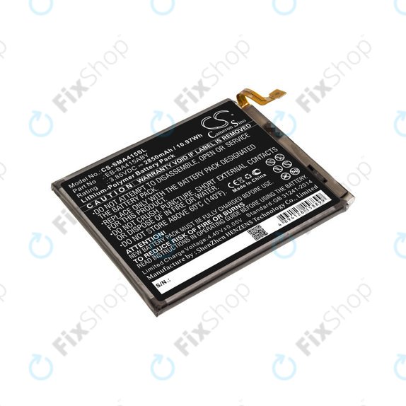 Batteria per Samsung A41 A415F, 2850mAh, Li-Pol, 3.85 V, EB-BA415ABY, HQ