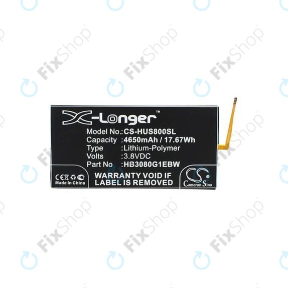 Batteria per Huawei EE Eagle, MediaPad T1 8.0, T1 10, HB3080G1EBW, HB3080G1EBC, 4650mAh, HQ