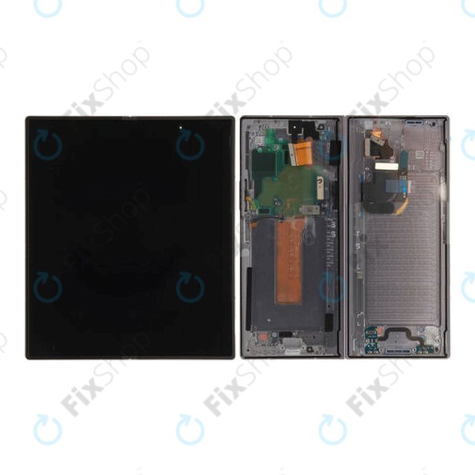 Schermo per Samsung Z Fold 6 F956B, Silver Shadow, Vetro touch con cornice, GH82-35042A, Genuine Service Pack