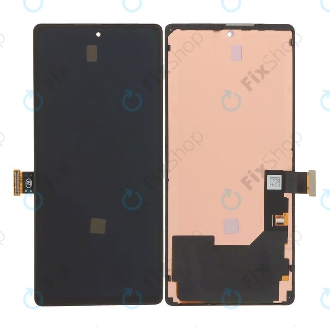 Schermo OLED per Google Pixel 6, Black, Vetro touch con cornice