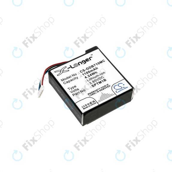 Batteria per Gopro Hero 7 Silver, White, SPTM1B, Li-Ion, 1100mAh, 3.85V, HQ