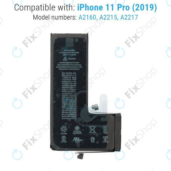 Batteria per iPhone 11 Pro, 3046mAh, FixPremium