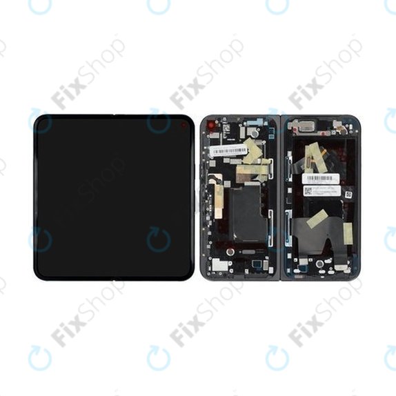 Schermo per Google Pixel 9 Pro Fold, interno, Obsidian, Vetro touch senza cornice, G949-00903-00, Genuine Service Pack