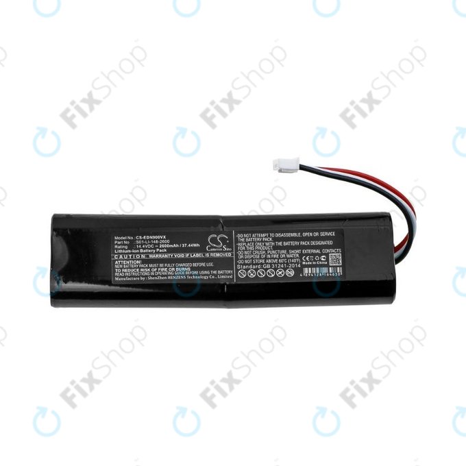 Batteria per Ecovacs Deebot Ozmo 900-seriess, N-seriess, T-seriess, Yeedi Vac 2 Pro, S01-LI-148-2600, Li-Ion, 2600mAh, 14.4V, HQ