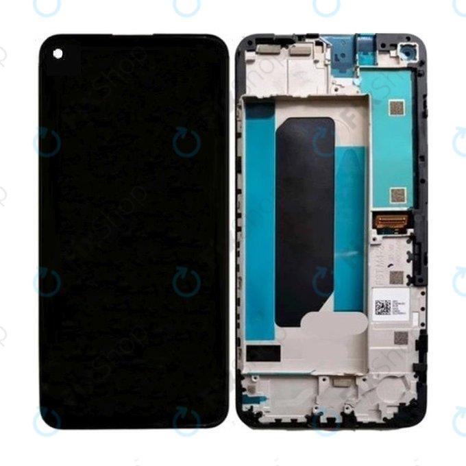 Schermo OLED per Google Pixel 4a 4G, Just Black, Vetro touch con cornice