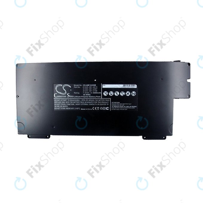 Batteria A1245, A1304, A1237 per MacBook Air 13 A1237 (EMC 2142) Early 2008, 5400mAh, HQ