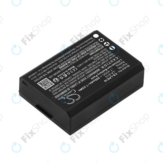 Batteria per Canon EOS 1100D, EOS 1300D, LP-E10, Li-Ion, 950mAh, 7.4V, HQ