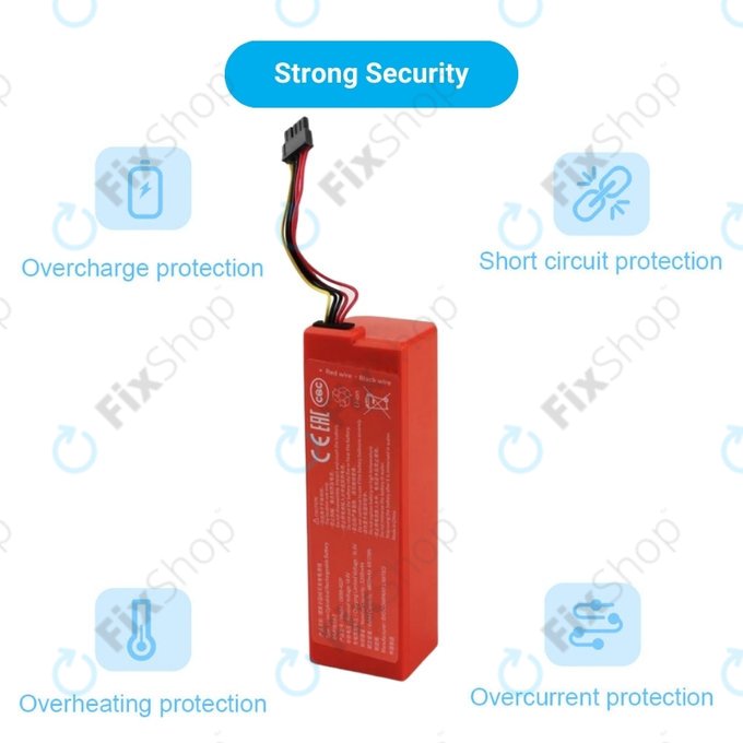 Batteria per Xiaomi Mi Robot Vacuum Mop 2 (Mijia 2C), 2 Pro, D099-4S2P, Li-Ion, 5600mAh, 14.4V