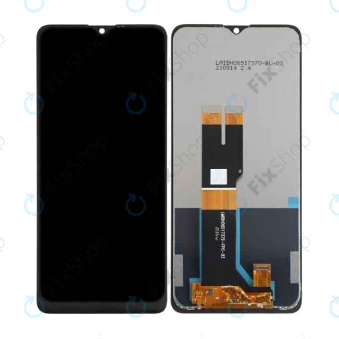 Schermo LCD per Nokia 2.4, Vetro touch senza cornice